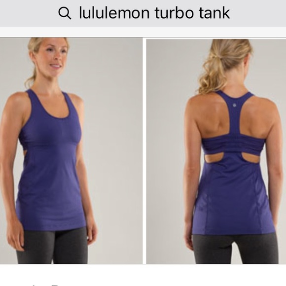 lululemon athletica Tops - Lululemon Turbo Tank in dark purple