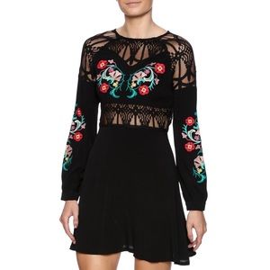 Floral Embroidered Dress