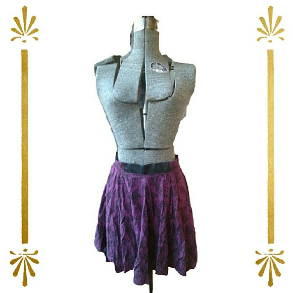 Purple skirt