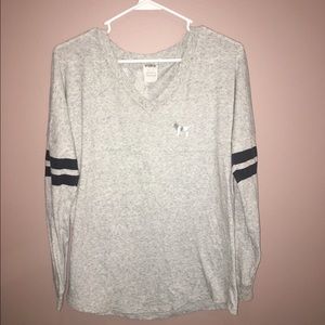 Victoria's Secret PINK Long-sleeve V-neck