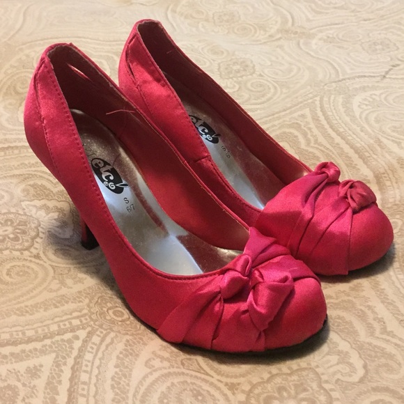 Hot pink heels