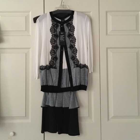 Tricot Chic dress with matching blouse - Picture 2 of 3