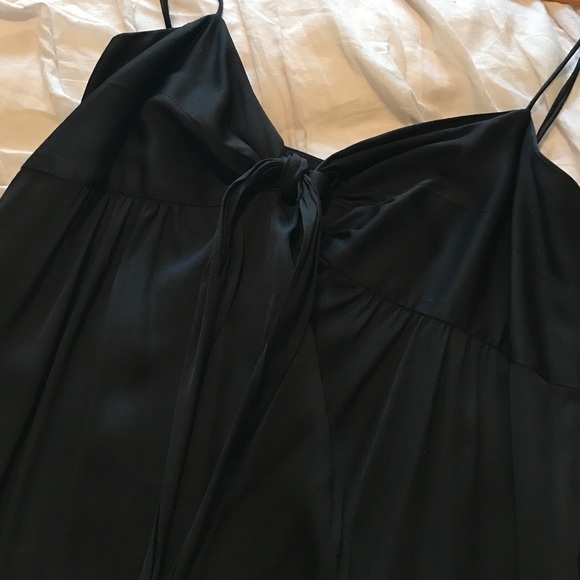 Theory black slip dress lbd