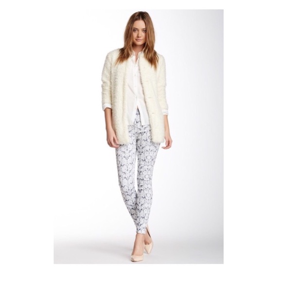 7 For All Mankind Skinny Jeans with Floral Print
