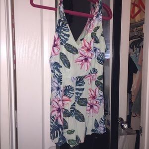 Forever 21 floral Romper