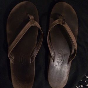 Chocolate brown Rainbow sandals