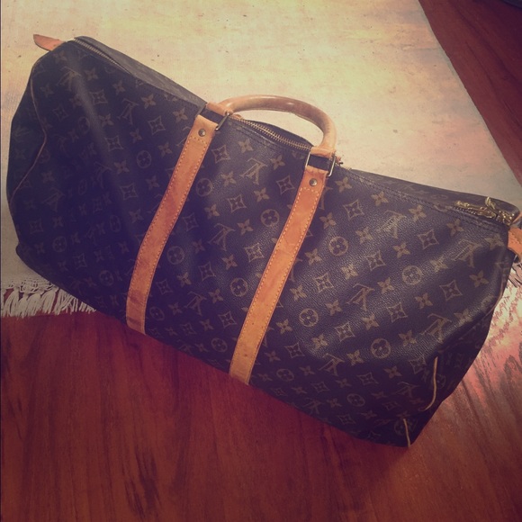 LOUIS VUITTON authentic Keepall 55 duffle