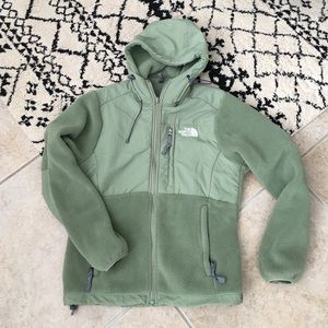 Mint Green North Face Denali Hoodie
