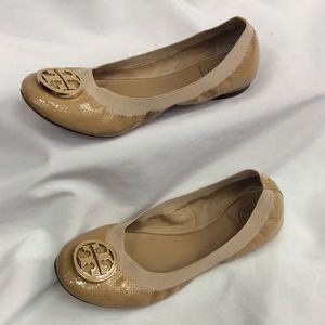 Tory Burch Cream Flats! Size 7.5