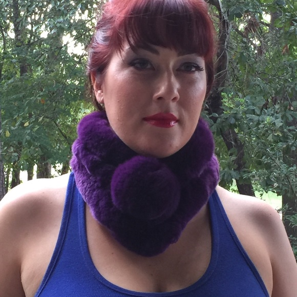 💃🏼beautiful rabbit fur scarf 💃🏼