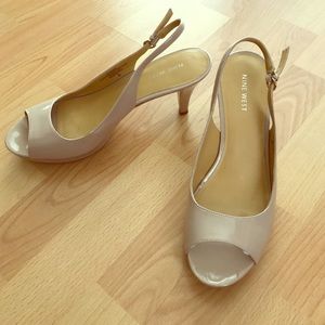 Nine West Karoo Nude Patent Sandal