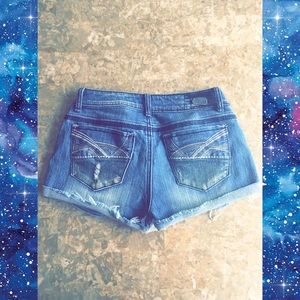 Denim shorts