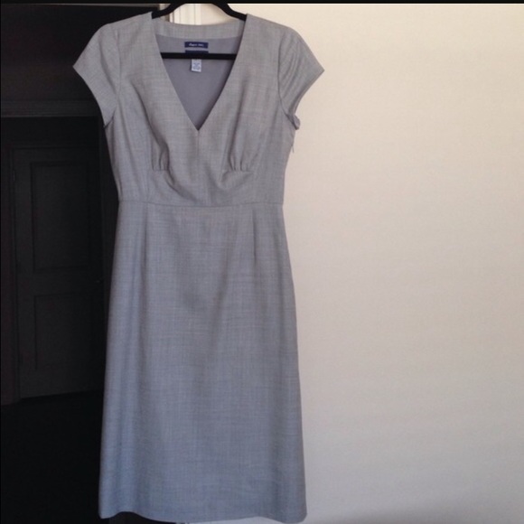 J.Crew Wool Grey Business Pencil Dress
