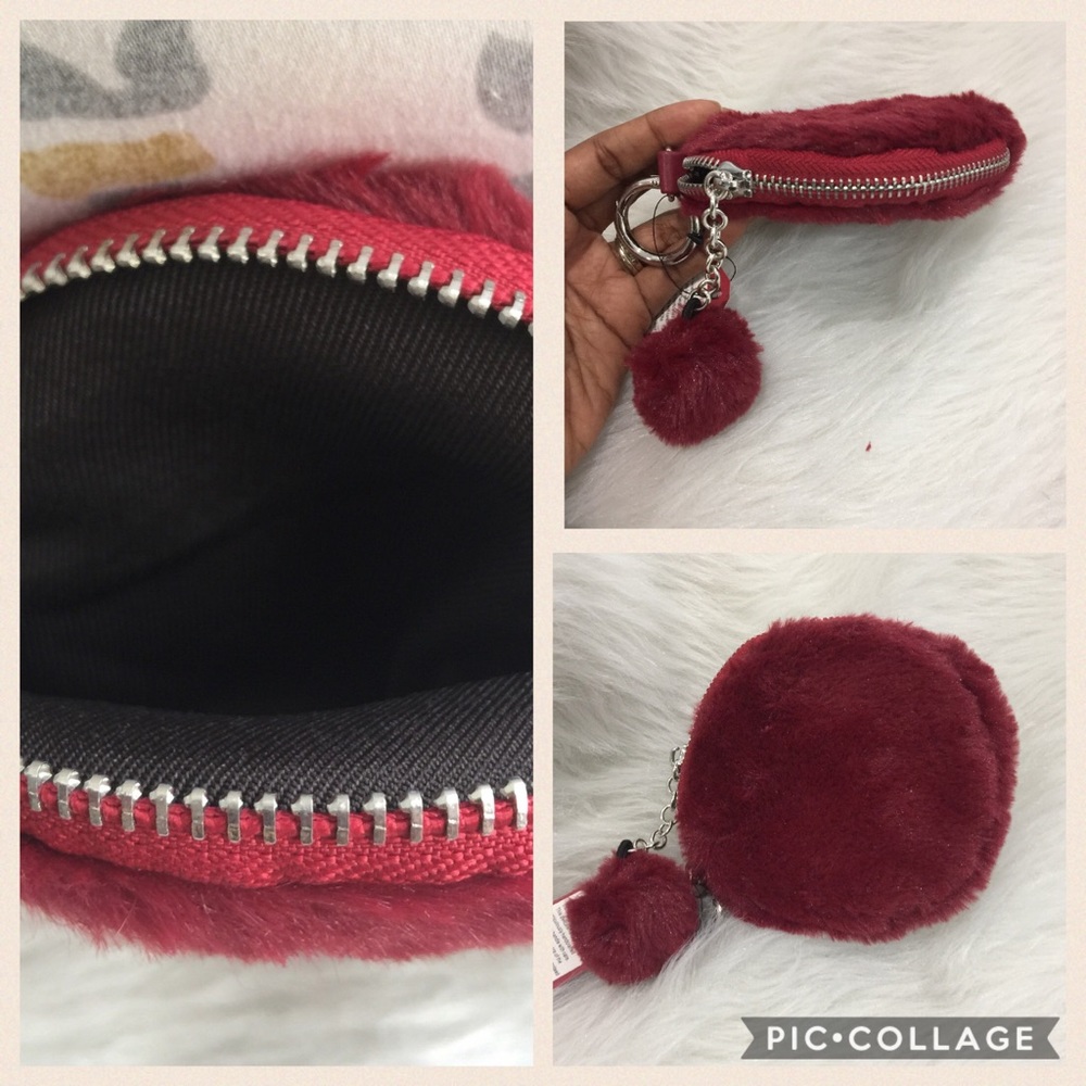 !FIRM!Grey Left! The Kimmie-Pom Pom Pouch - Picture 4 of 4