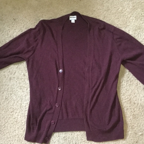 Maroon Cardigan