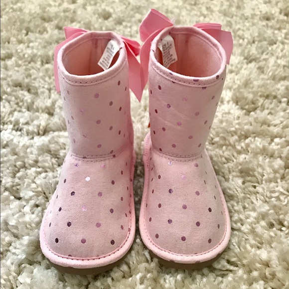 cute pink boots
