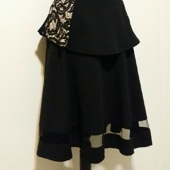 🎉Plus Size Solid A-Line Skirt - Picture 4 of 4
