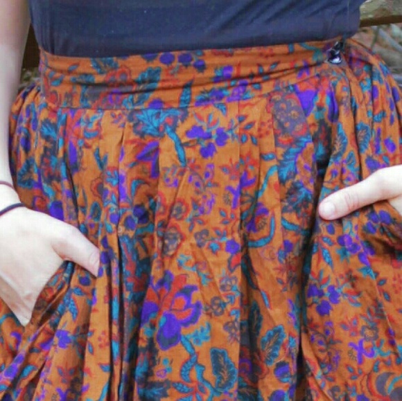 Vintage Floral Skirt