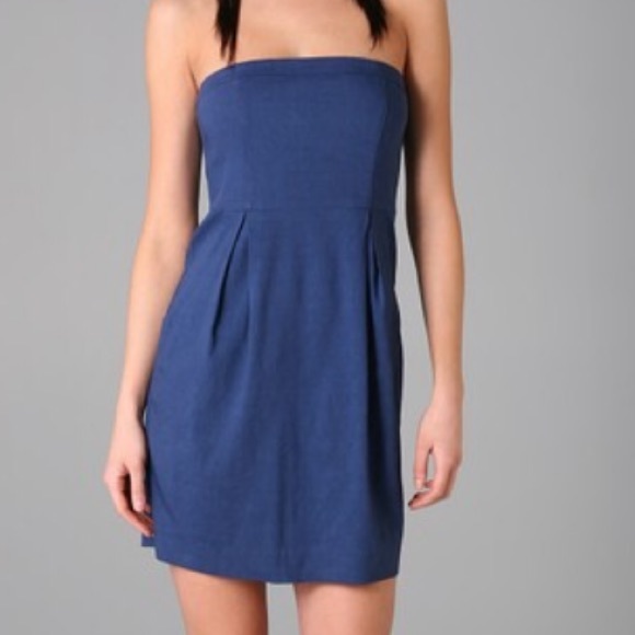 Theory tyrah dress in the blue color shown