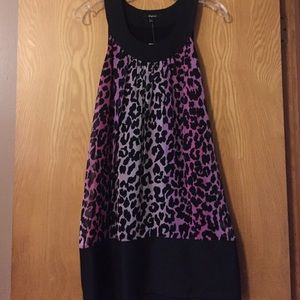 Leopard dress.