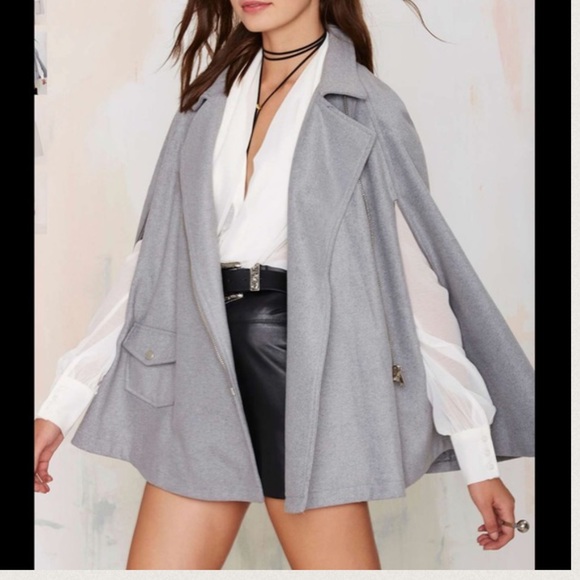 M-101 Rayanne Cape Coat - Picture 2 of 3