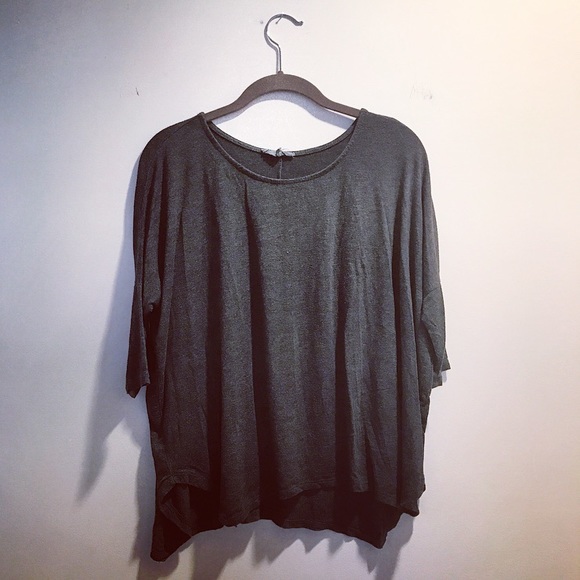American Eagle Outfitters Tops - AEO - Gray Don't Ask Why shirt