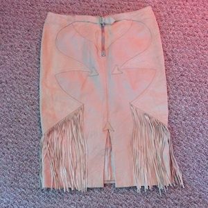 Versace (authentic) leather skirt !