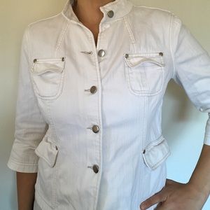 White Denim Jacket