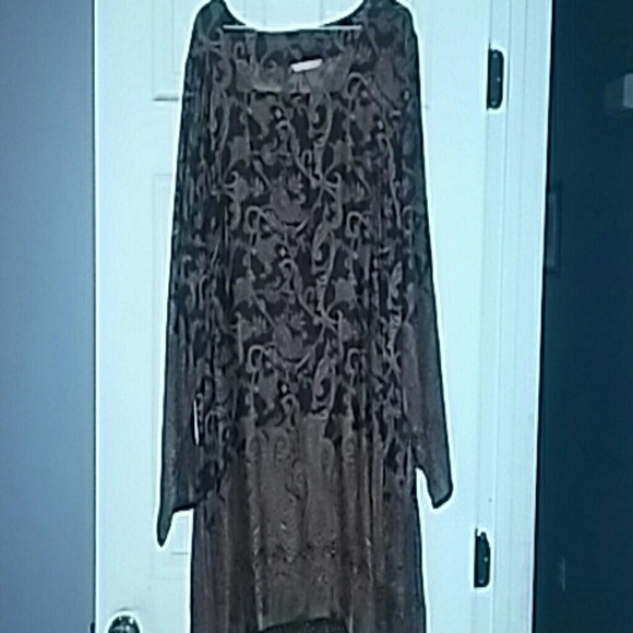 Soft Surroundings women's plus extra long tunic