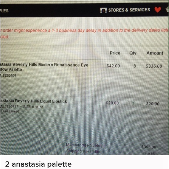 Buyer beware! Possible fake ABH modern Renaissance - Picture 2 of 4