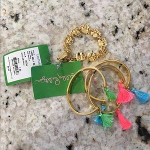 Lilly elephant & tassel bracelets