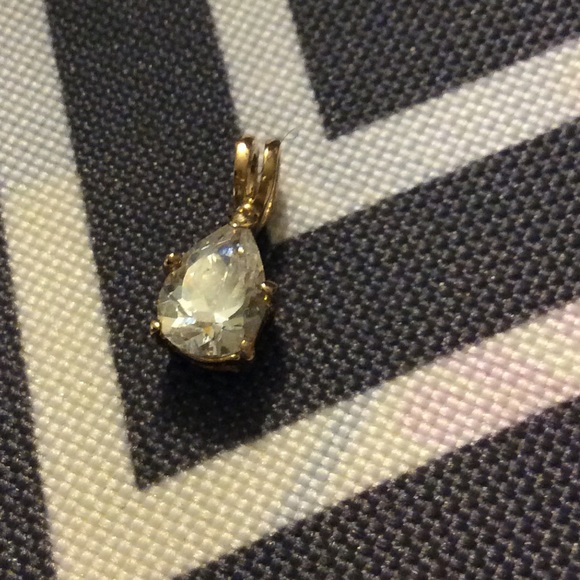 Teardrop Pendant with Necklace - Picture 2 of 2