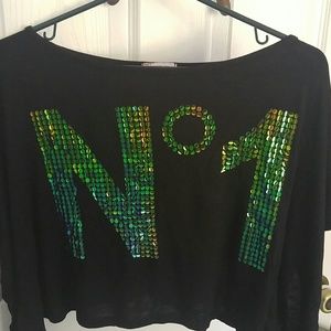 TRADE OR SALE!!! Body central cropped black shirt