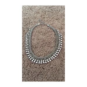 Statement Necklace-Silver