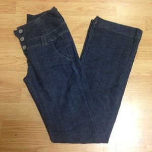 Rue 21 High Waisted Flare Jeans Size 1/2