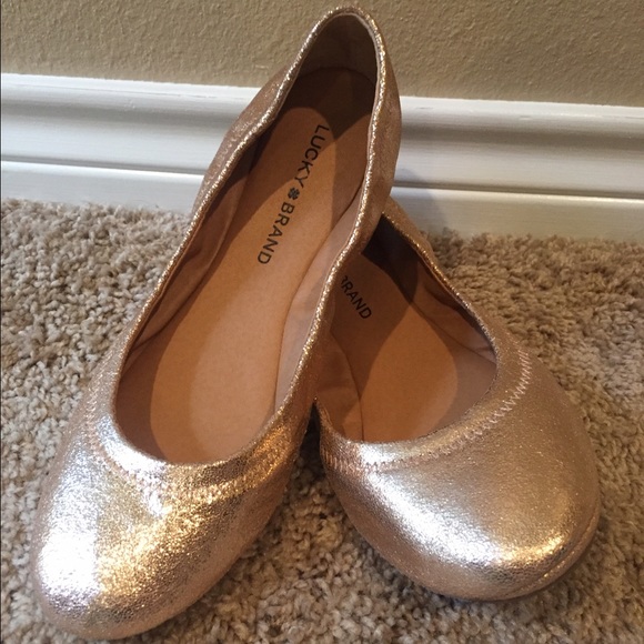 Rose Gold Lucky Brand Flats