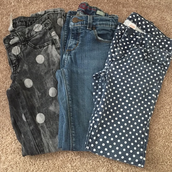 5 pairs girls size 8 jeans