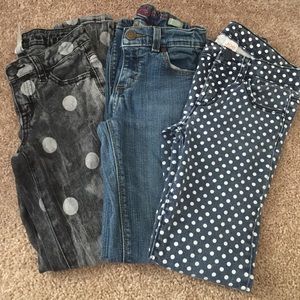 5 pairs girls size 8 jeans