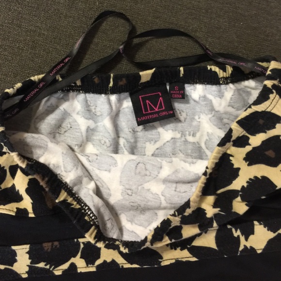 Strapless Mini Leopard Dress - Picture 2 of 2