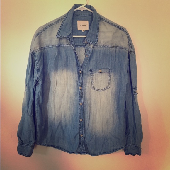 Long Sleeve Denim Buttondown