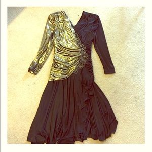 Black and gold vintage dress Black and gold vintage dress