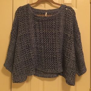 Blue knitted top 💙