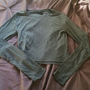 Forever 21 long sleeve crop top
