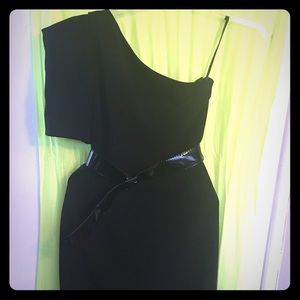 MK off shoulder cocktail dress