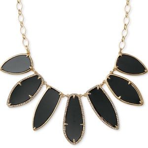 Stella & Dot Black Statement Necklace