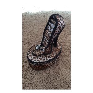 Leopard Print Jewelry Box