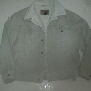 Mens sherpa corduroy jacket