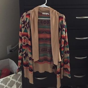 Blu pepper Aztec cardi! Only worn once!