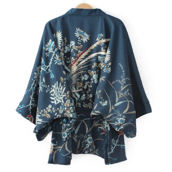 💞NEW IN💞Silky Japanese style kimono cardigan👯 - Picture 2 of 4