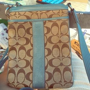 Coach cross body purse